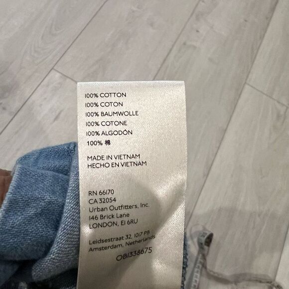 Free People Denim Open Back Sami Dress size XS - Picture 6 of 8